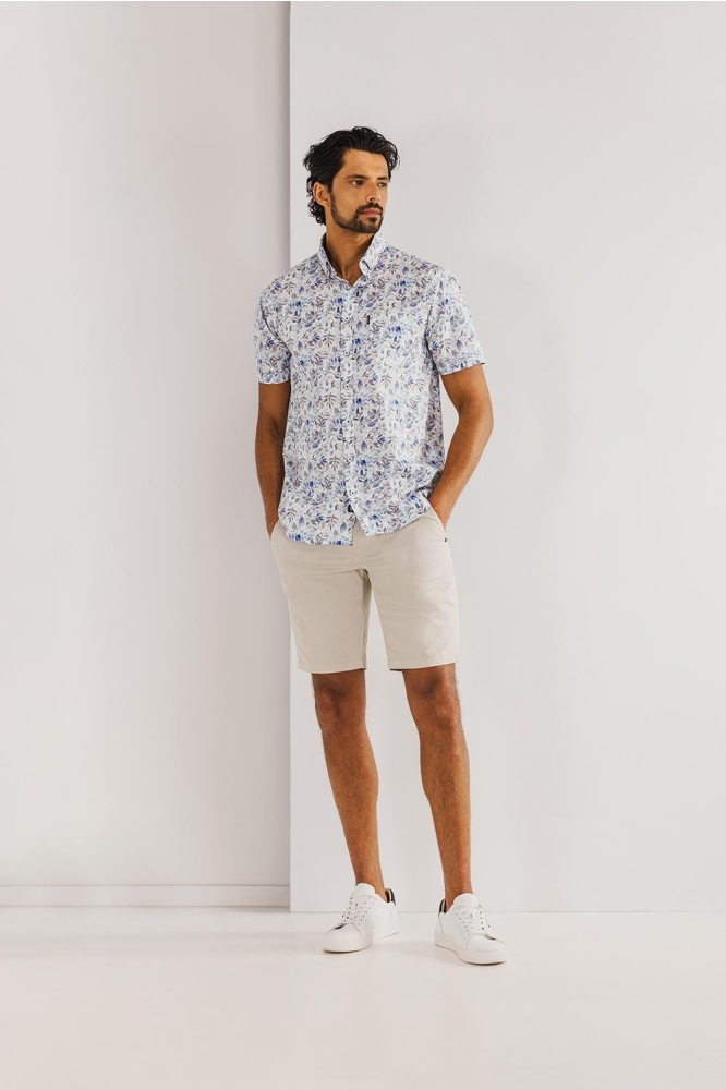 POPLIN OVERHEMD MET ALLOVER PRINT 264 15910 1611